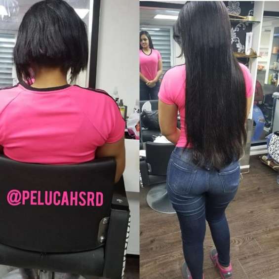 cabello 100% natural, hindu, humano, extensiones, pelucas, remix en Santo Domingo - Salud - estética - belleza | 5536